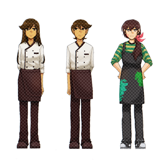 Adult Daphne, Bowen, and Aria for @omori-runaway-au [Tumblr]