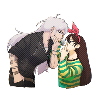 Erika &amp; Aria for @omori-runaway-au [Tumblr]