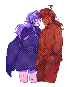 One &amp; Three Gijinka for @strawberoni [Instagram]